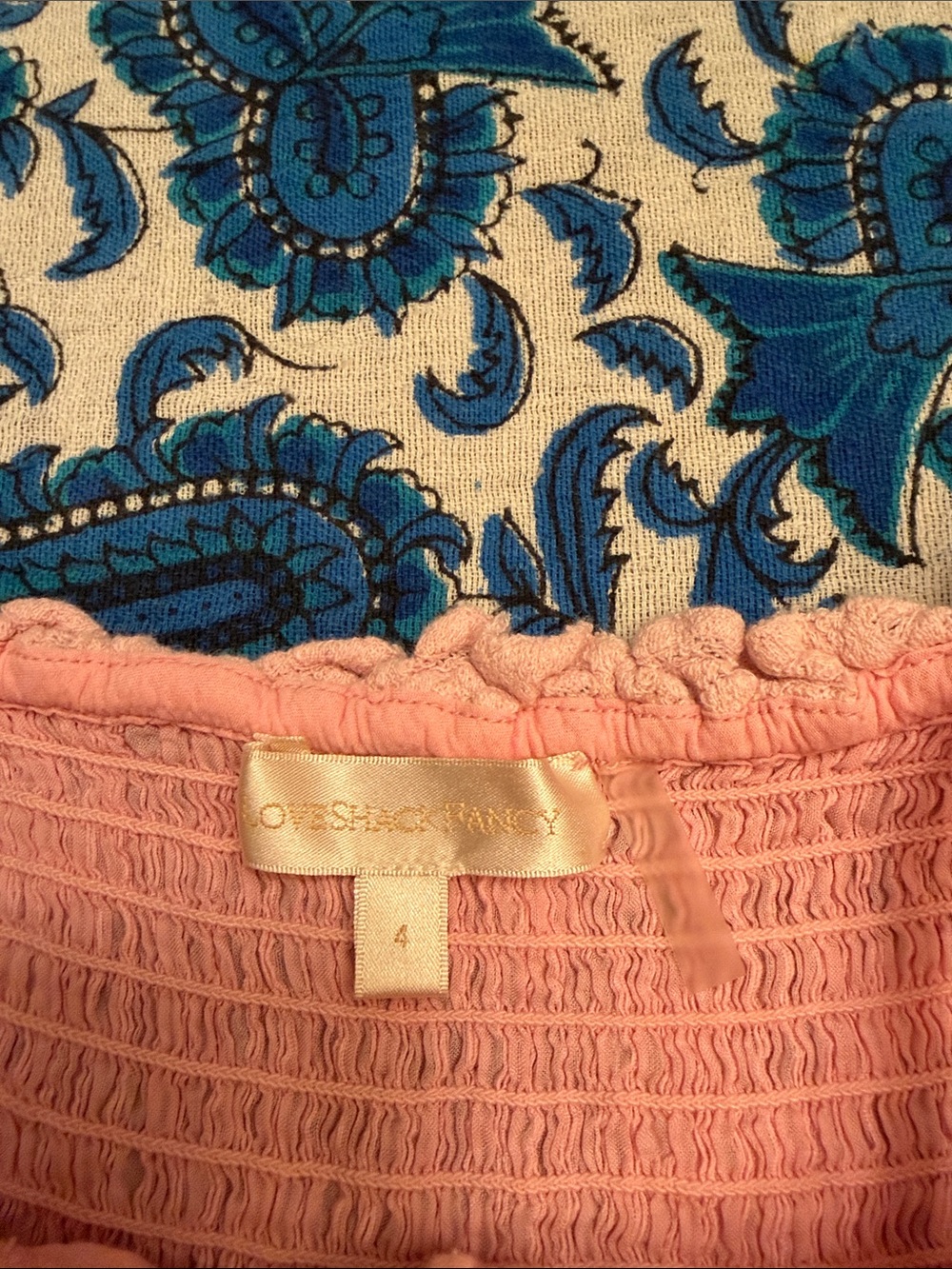 Love shack fancy Pink Ruffle Lace Sundress - Picture 2 of 2